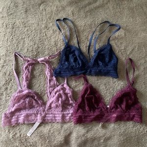 Victoria Secret Lace Bralettes Bundle